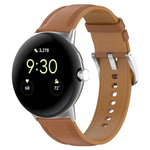Bracelet de montre en cuir gaufré de première qualité, pour Google Pixel Watch 4 / 3 / 2 / 1 41mm
