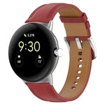 Bracelet de montre en cuir gaufré de première qualité, pour Google Pixel Watch 4 / 3 / 2 / 1 41mm