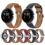 Bracelet de montre en cuir gaufré de première qualité, pour Google Pixel Watch 4 / 3 / 2 / 1 41mm