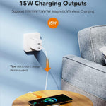 Chargeur sans fil magnétique MagSafe DS-WXC103 15 W Max pour iPhone 15/14/13 / AirPods Pro, sans adaptateur, WXC103