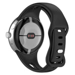 Small Waist Butterfly Buckle Silicone Watch Band, For Google Pixel Watch 4 / 3 / 2 / 1 41mm