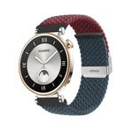 Integrated Buckle Braided Nylon Watch Band, For Huawei Watch GT4 41mm