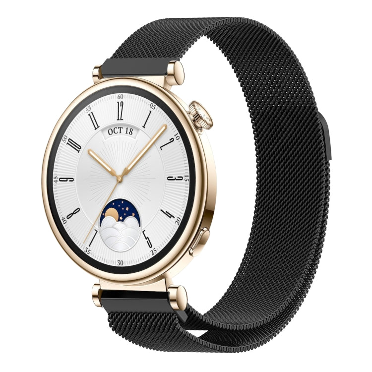 Milan Magnetic Steel Mesh Watch Band, For Huawei Watch GT4 46mm, For Huawei Watch GT4 41mm