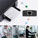 Serveur d'impression réseau WAVLINK NU72P11 100 Mbps USB 2.0, adaptateur secteur imprimante réseau, prise US, prise UK, prise EU, prise AU