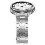 Lron Man Curved Connection Stainless Steel Watch Band, For Samsung Galaxy Watch6 Classic 43 / 47mm, For Samsung Galaxy Watch 6 40 / 44mm, For Samsung Galaxy Watch 5 40 / 44mm, For Samsung Galaxy Watch 5 Pro, For Samsung Galaxy Watch 4 40 / 44mm        ...