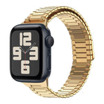 Bracelet de montre en métal d'acier inoxydable magnétique en bambou, Pour Apple Watch SE 2023 44mm, Pour Apple Watch SE 2023 40mm, Pour Apple Watch Ultra 2 49mm, Pour Apple Watch Series 9 45mm, Pour Apple Watch Series 9 41mm, Pour Apple Watch Ultra 49mm