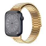 Bracelet de montre en métal magnétique en acier inoxydable bambou, pour Apple Watch Series 8 41mm, pour Apple Watch Series 8 45mm, pour Apple Watch SE 2022 40mm, pour Apple Watch SE 2022 44mm, pour Apple Watch Series 7 41mm, pour Apple Watch Series 7 45mm