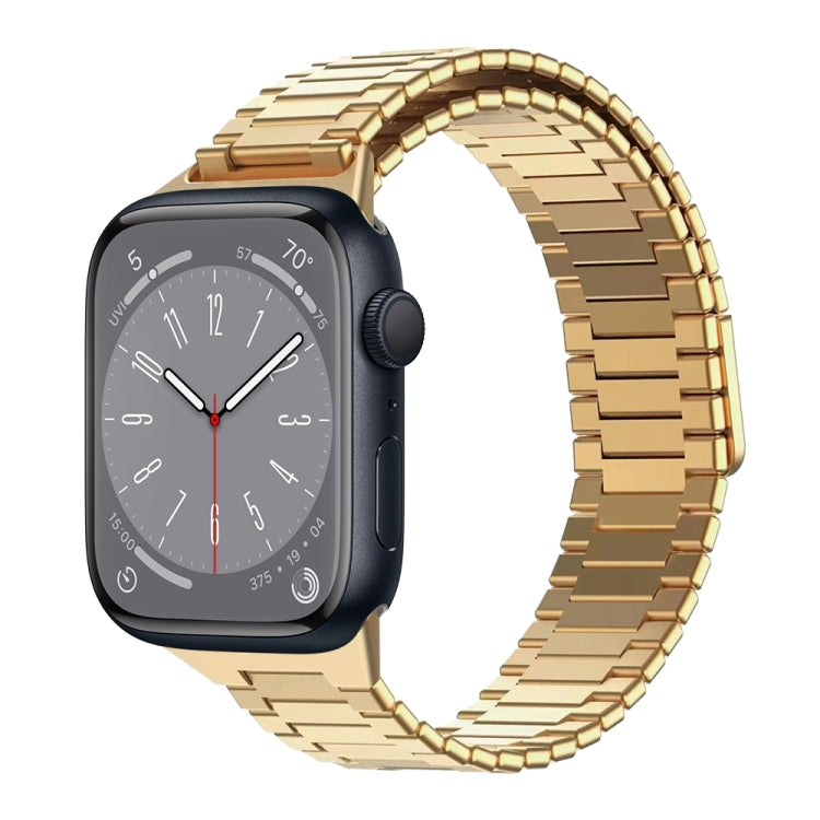 Bracelet de montre en métal magnétique en acier inoxydable bambou, pour Apple Watch Series 8 41mm, pour Apple Watch Series 8 45mm, pour Apple Watch SE 2022 40mm, pour Apple Watch SE 2022 44mm, pour Apple Watch Series 7 41mm, pour Apple Watch Series 7 45mm