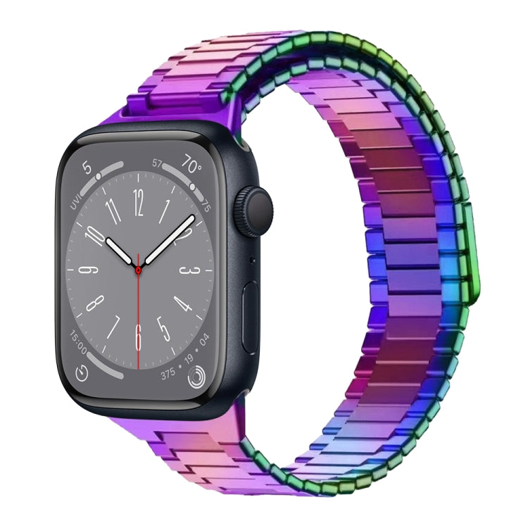 Bracelet de montre en métal magnétique en acier inoxydable bambou, pour Apple Watch Series 8 41mm, pour Apple Watch Series 8 45mm, pour Apple Watch SE 2022 40mm, pour Apple Watch SE 2022 44mm, pour Apple Watch Series 7 41mm, pour Apple Watch Series 7 45mm