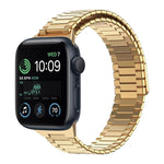 Bracelet de montre en métal magnétique en acier inoxydable bambou, pour Apple Watch Series 8 41mm, pour Apple Watch Series 8 45mm, pour Apple Watch SE 2022 40mm, pour Apple Watch SE 2022 44mm, pour Apple Watch Series 7 41mm, pour Apple Watch Series 7 45mm