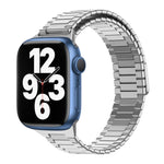 Bracelet de montre en métal magnétique en acier inoxydable bambou, pour Apple Watch Series 8 41mm, pour Apple Watch Series 8 45mm, pour Apple Watch SE 2022 40mm, pour Apple Watch SE 2022 44mm, pour Apple Watch Series 7 41mm, pour Apple Watch Series 7 45mm