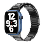 Bracelet de montre en métal magnétique en acier inoxydable bambou, pour Apple Watch Series 8 41mm, pour Apple Watch Series 8 45mm, pour Apple Watch SE 2022 40mm, pour Apple Watch SE 2022 44mm, pour Apple Watch Series 7 41mm, pour Apple Watch Series 7 45mm