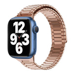 Bracelet de montre en métal magnétique en acier inoxydable bambou, pour Apple Watch Series 8 41mm, pour Apple Watch Series 8 45mm, pour Apple Watch SE 2022 40mm, pour Apple Watch SE 2022 44mm, pour Apple Watch Series 7 41mm, pour Apple Watch Series 7 45mm
