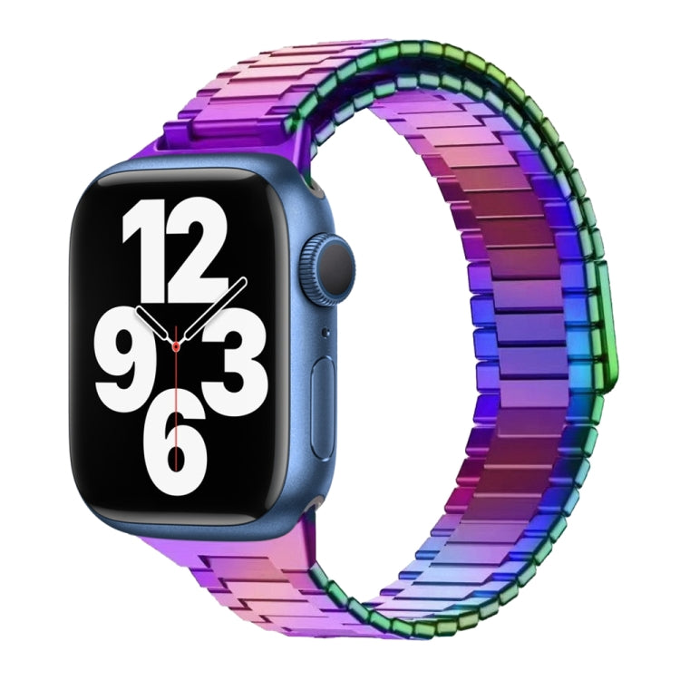Bracelet de montre en métal magnétique en acier inoxydable bambou, pour Apple Watch Series 8 41mm, pour Apple Watch Series 8 45mm, pour Apple Watch SE 2022 40mm, pour Apple Watch SE 2022 44mm, pour Apple Watch Series 7 41mm, pour Apple Watch Series 7 45mm