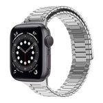 Bracelet de montre en acier inoxydable magnétique en bambou, pour Apple Watch Series 6 40mm, pour Apple Watch Series 6 44mm, pour Apple Watch Series 5 44mm, pour Apple Watch Series 5 40mm, pour Apple Watch Series 4 44mm, pour Apple Watch Series 4 40mm