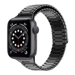 Bracelet de montre en acier inoxydable magnétique en bambou, pour Apple Watch Series 6 40mm, pour Apple Watch Series 6 44mm, pour Apple Watch Series 5 44mm, pour Apple Watch Series 5 40mm, pour Apple Watch Series 4 44mm, pour Apple Watch Series 4 40mm
