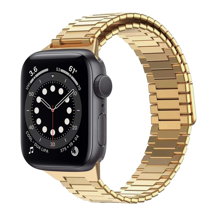 Bracelet de montre en acier inoxydable magnétique en bambou, pour Apple Watch Series 6 40mm, pour Apple Watch Series 6 44mm, pour Apple Watch Series 5 44mm, pour Apple Watch Series 5 40mm, pour Apple Watch Series 4 44mm, pour Apple Watch Series 4 40mm