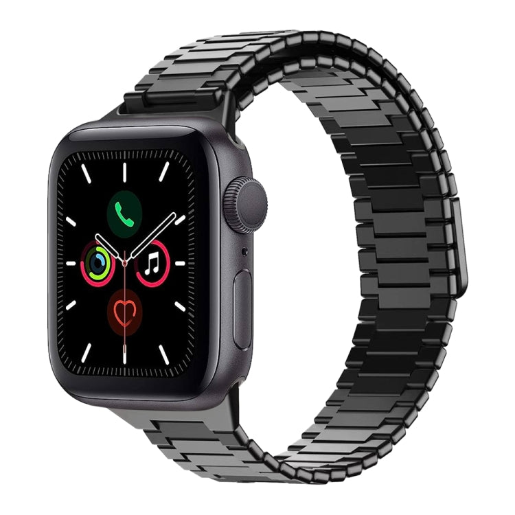 Bracelet de montre en acier inoxydable magnétique en bambou, pour Apple Watch Series 6 40mm, pour Apple Watch Series 6 44mm, pour Apple Watch Series 5 44mm, pour Apple Watch Series 5 40mm, pour Apple Watch Series 4 44mm, pour Apple Watch Series 4 40mm