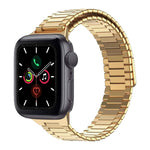 Bracelet de montre en acier inoxydable magnétique en bambou, pour Apple Watch Series 6 40mm, pour Apple Watch Series 6 44mm, pour Apple Watch Series 5 44mm, pour Apple Watch Series 5 40mm, pour Apple Watch Series 4 44mm, pour Apple Watch Series 4 40mm