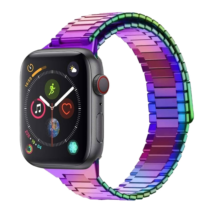 Bracelet de montre en acier inoxydable magnétique en bambou, pour Apple Watch Series 6 40mm, pour Apple Watch Series 6 44mm, pour Apple Watch Series 5 44mm, pour Apple Watch Series 5 40mm, pour Apple Watch Series 4 44mm, pour Apple Watch Series 4 40mm