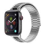Bracelet de montre en acier inoxydable magnétique en bambou, pour Apple Watch Series 6 40mm, pour Apple Watch Series 6 44mm, pour Apple Watch Series 5 44mm, pour Apple Watch Series 5 40mm, pour Apple Watch Series 4 44mm, pour Apple Watch Series 4 40mm