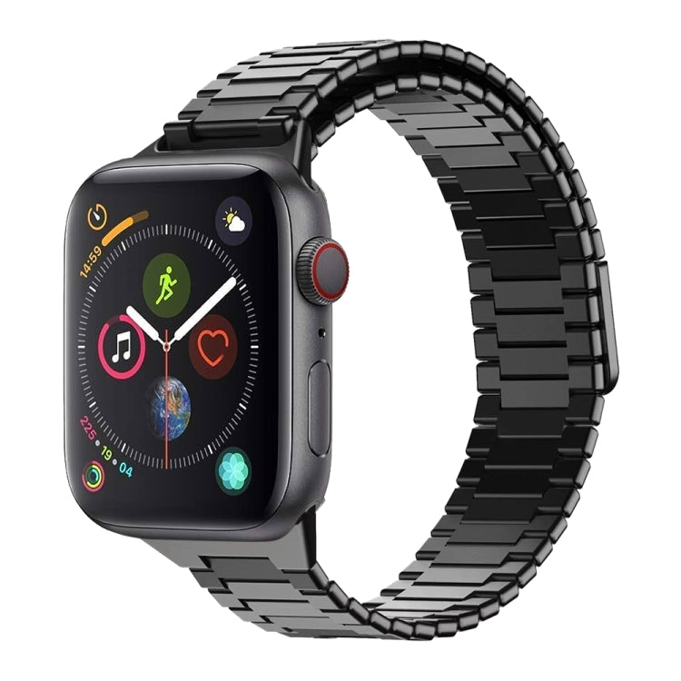 Bracelet de montre en acier inoxydable magnétique en bambou, pour Apple Watch Series 6 40mm, pour Apple Watch Series 6 44mm, pour Apple Watch Series 5 44mm, pour Apple Watch Series 5 40mm, pour Apple Watch Series 4 44mm, pour Apple Watch Series 4 40mm