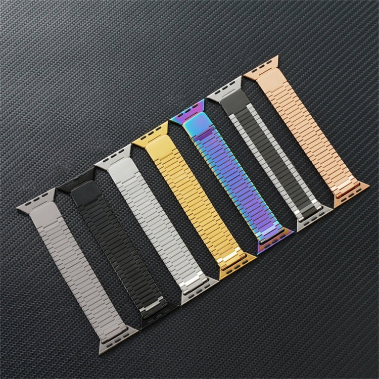 Bracelet de montre en métal d'acier inoxydable magnétique en bambou, Pour Apple Watch SE 2023 44mm, Pour Apple Watch SE 2023 40mm, Pour Apple Watch Ultra 2 49mm, Pour Apple Watch Series 9 45mm, Pour Apple Watch Series 9 41mm, Pour Apple Watch Ultra 49mm