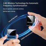 Microphone cravate sans fil SX39 avec réduction de bruit pour iPhone, avec double émetteur + récepteur, pour iPhone