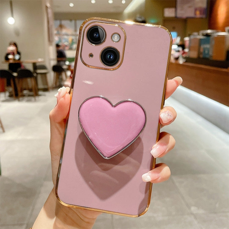 Coque de téléphone en TPU avec support cœur galvanisé, pour iPhone 14 Pro Max, pour iPhone SE 2022 / 2020 / 7 / 8, pour iPhone 13 Pro Max, pour iPhone 13 Pro, pour iPhone 13, pour iPhone 13 mini, pour iPhone 12, pour iPhone 12 Pro Max