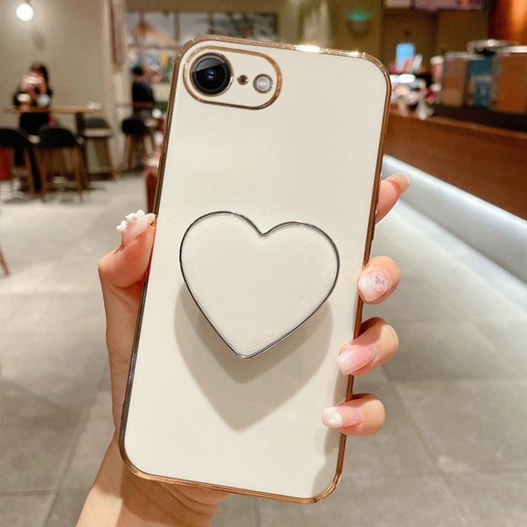 Coque de téléphone en TPU avec support cœur galvanisé, pour iPhone 14 Pro Max, pour iPhone SE 2022 / 2020 / 7 / 8, pour iPhone 13 Pro Max, pour iPhone 13 Pro, pour iPhone 13, pour iPhone 13 mini, pour iPhone 12, pour iPhone 12 Pro Max