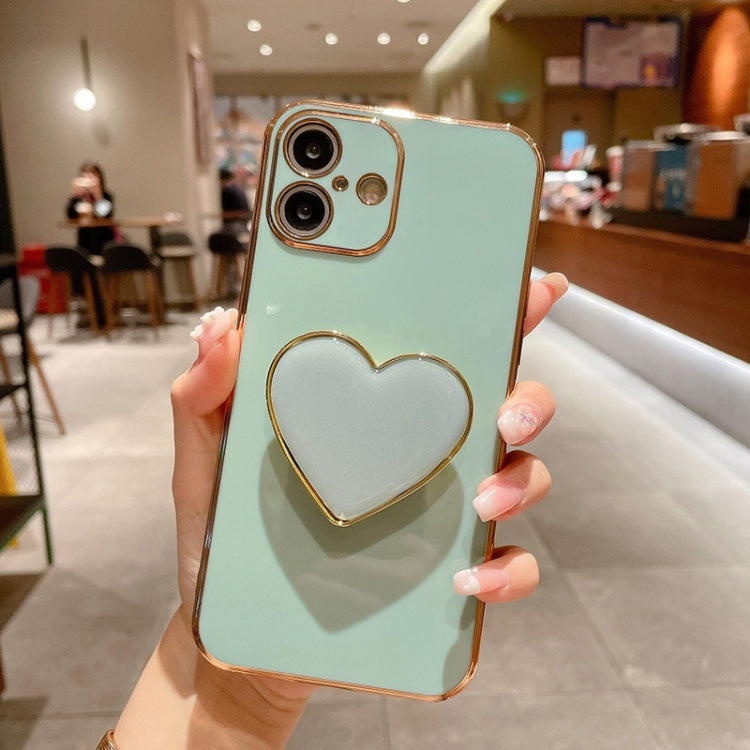 Coque de Téléphone en TPU avec Porte-Cœur Galvanisé, Pour iPhone 17e / 16e, Pour iPhone 17 Pro Max, Pour iPhone 17 Pro, Pour iPhone 17, Pour iPhone Air, Pour iPhone 16 Pro Max, Pour iPhone 16 Pro, Pour iPhone 16 Plus