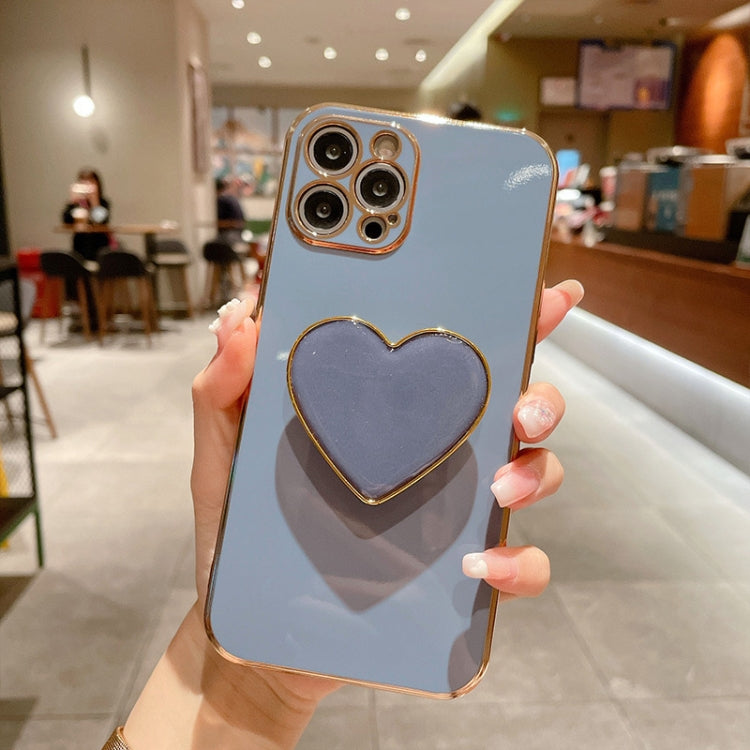 Coque de Téléphone en TPU avec Porte-Cœur Galvanisé, Pour iPhone 17e / 16e, Pour iPhone 17 Pro Max, Pour iPhone 17 Pro, Pour iPhone 17, Pour iPhone Air, Pour iPhone 16 Pro Max, Pour iPhone 16 Pro, Pour iPhone 16 Plus