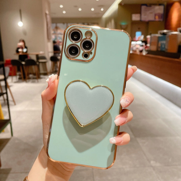Coque de Téléphone en TPU avec Porte-Cœur Galvanisé, Pour iPhone 17e / 16e, Pour iPhone 17 Pro Max, Pour iPhone 17 Pro, Pour iPhone 17, Pour iPhone Air, Pour iPhone 16 Pro Max, Pour iPhone 16 Pro, Pour iPhone 16 Plus