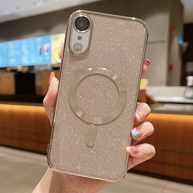 Coque de téléphone en TPU MagSafe avec placage électrolytique à paillettes, pour iPhone 11 Pro Max, pour iPhone 11, pour iPhone 11 Pro, pour iPhone X / XS, pour iPhone XR, pour iPhone XS Max