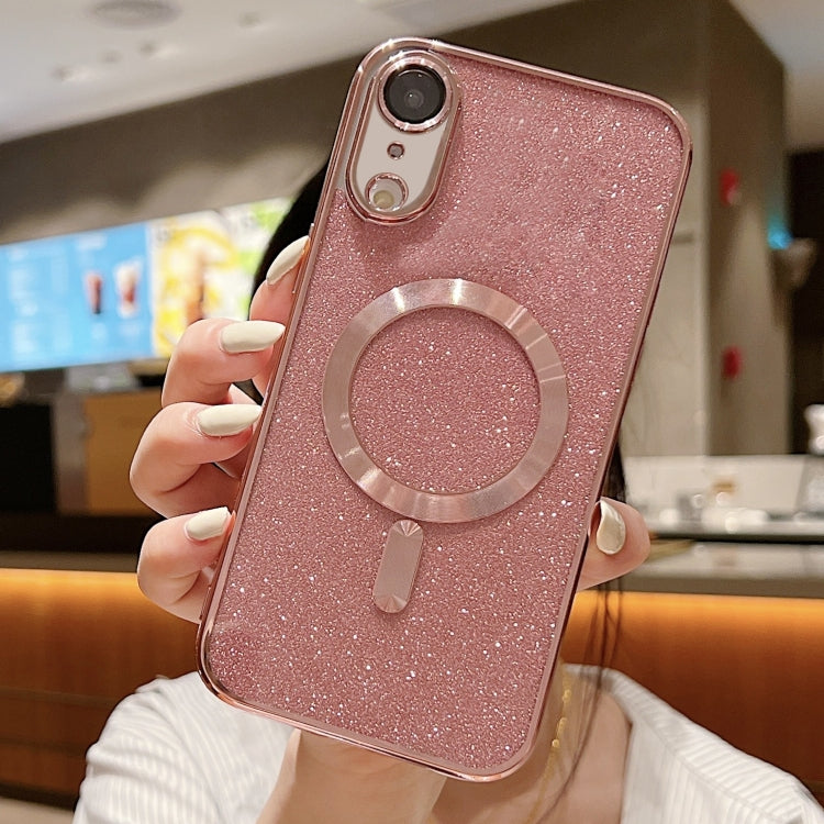 Coque de téléphone en TPU MagSafe avec placage électrolytique à paillettes, pour iPhone 11 Pro Max, pour iPhone 11, pour iPhone 11 Pro, pour iPhone X / XS, pour iPhone XR, pour iPhone XS Max