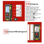 Télémètre laser à double bulle horizontale SNDWAY, appareil de mesure de distance SW-TG100