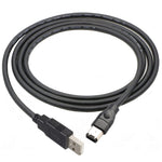Câble adaptateur JUNSUNMAY Firewire IEEE 1394 6 broches mâle vers USB 2.0 mâle, 1.8m, 3m, 4.5m