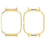 For Redmi Watch 4 Metal Frame Watch Protective Case, Silver, Black, Gold, Rose Gold