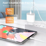 Chargeur PD35W USB-C / Type-C pour séries iPhone / iPad, prise EU, prise EU