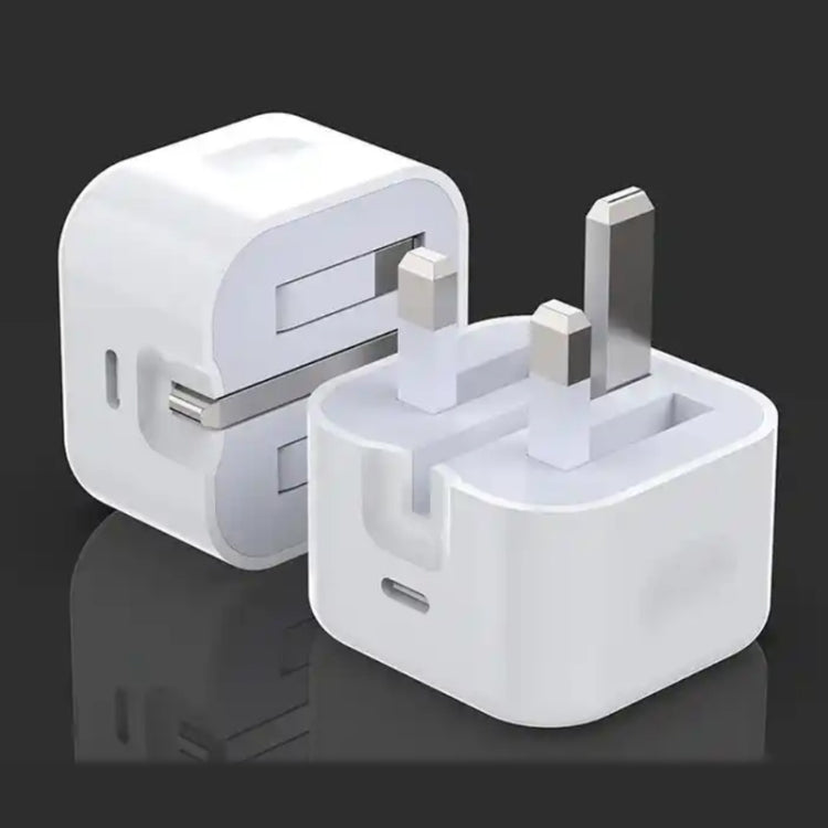 Chargeur PD35W USB-C / Type-C avec câble de données Type-C vers Type-C de 1m, prise UK, prise UK + câble Type-C