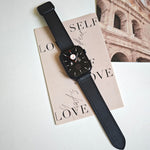 Bracelet de montre en silicone PU avec boucle carrée magnétique, pour Apple Watch Series 4 44 mm, pour Apple Watch Series 4 40 mm, pour Apple Watch Series 3 38 mm, pour Apple Watch Series 3 42 mm