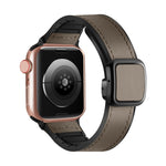 Bracelet de montre en silicone PU avec boucle carrée magnétique, pour Apple Watch Series 4 44 mm, pour Apple Watch Series 4 40 mm, pour Apple Watch Series 3 38 mm, pour Apple Watch Series 3 42 mm