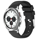 Bracelet de montre en silicone uni lisse de 20 mm, pour Samsung Galaxy Watch 4 Classic 42 mm, pour Samsung Galaxy Watch Active 2 44 mm, pour Samsung Galaxy Watch Active 2 40 mm, pour Samsung Galaxy Watch 42 mm