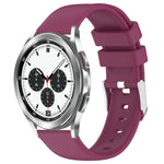 Bracelet de montre en silicone uni lisse de 20 mm, pour Samsung Galaxy Watch 4 Classic 42 mm, pour Samsung Galaxy Watch Active 2 44 mm, pour Samsung Galaxy Watch Active 2 40 mm, pour Samsung Galaxy Watch 42 mm
