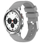 Bracelet de montre en silicone uni lisse de 20 mm, pour Samsung Galaxy Watch 4 Classic 42 mm, pour Samsung Galaxy Watch Active 2 44 mm, pour Samsung Galaxy Watch Active 2 40 mm, pour Samsung Galaxy Watch 42 mm