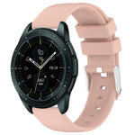 Bracelet de montre en silicone uni lisse de 20 mm, pour Samsung Galaxy Watch 4 Classic 42 mm, pour Samsung Galaxy Watch Active 2 44 mm, pour Samsung Galaxy Watch Active 2 40 mm, pour Samsung Galaxy Watch 42 mm