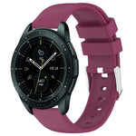 Bracelet de montre en silicone uni lisse de 20 mm, pour Samsung Galaxy Watch 4 Classic 42 mm, pour Samsung Galaxy Watch Active 2 44 mm, pour Samsung Galaxy Watch Active 2 40 mm, pour Samsung Galaxy Watch 42 mm