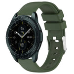 Bracelet de montre en silicone uni lisse de 20 mm, pour Samsung Galaxy Watch 4 Classic 42 mm, pour Samsung Galaxy Watch Active 2 44 mm, pour Samsung Galaxy Watch Active 2 40 mm, pour Samsung Galaxy Watch 42 mm