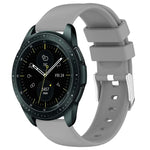 Bracelet de montre en silicone uni lisse de 20 mm, pour Samsung Galaxy Watch 4 Classic 42 mm, pour Samsung Galaxy Watch Active 2 44 mm, pour Samsung Galaxy Watch Active 2 40 mm, pour Samsung Galaxy Watch 42 mm