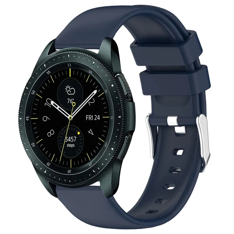 Bracelet de montre en silicone uni lisse de 20 mm, pour Samsung Galaxy Watch 4 Classic 42 mm, pour Samsung Galaxy Watch Active 2 44 mm, pour Samsung Galaxy Watch Active 2 40 mm, pour Samsung Galaxy Watch 42 mm